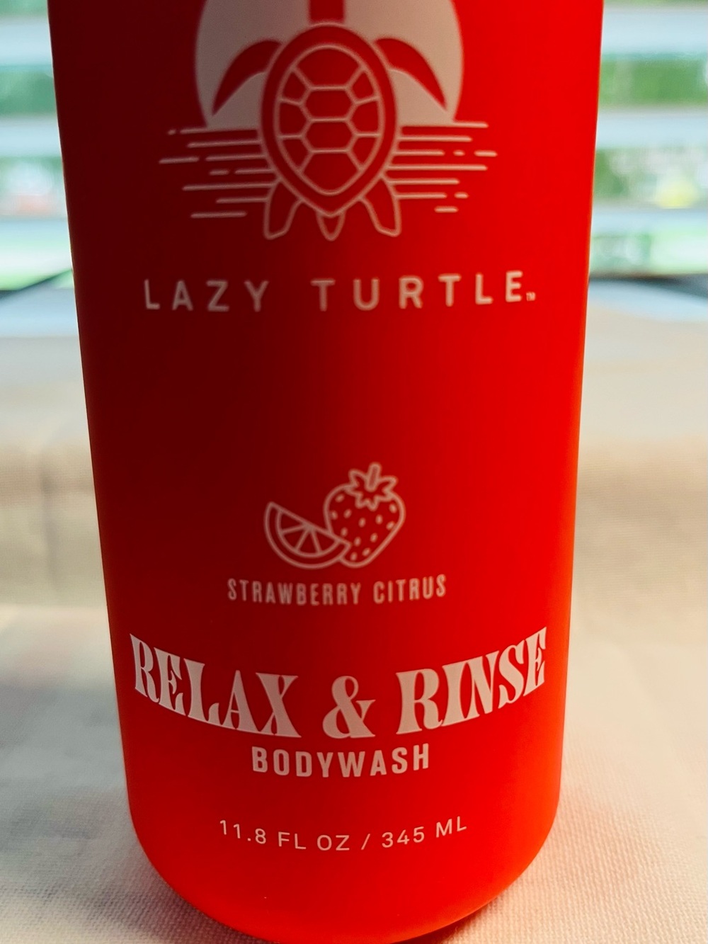 Lazy Turtle Relax & Rinse Strawberry Citrus Body Wash - 11.8oz